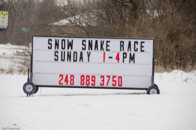 Snow Snake Event at HRA - January 2013
