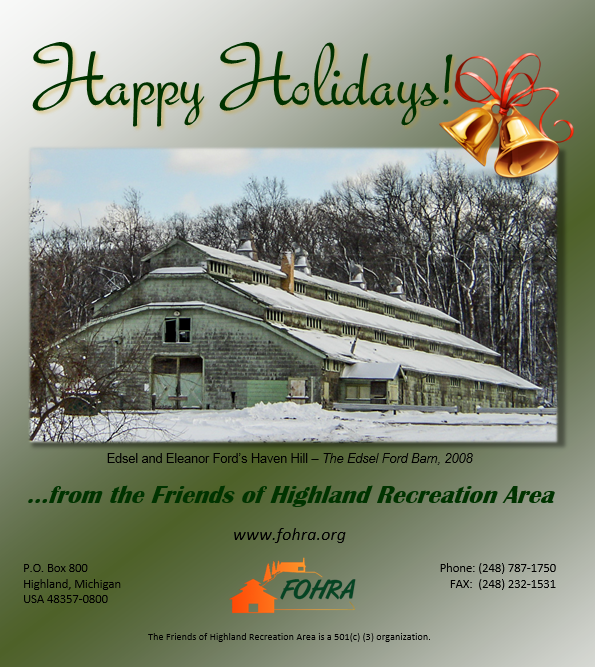 FOHRA Happy Holidays Greeting Card 2014